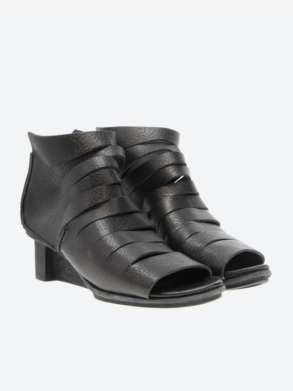 Black Trippen leather sandal